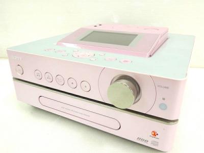SONY NETJUKE HDD CD コンポ ピンク NAS-D55HD オーディオ