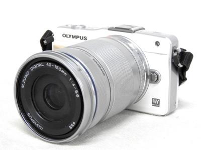 OLYMPUS オリンパス PEN mini E-PM2 ダブルズームキット カメラ ミラーレス一眼 レッド
