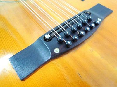 kasuga guitar W-13 12弦 アコースティックギター ケース付 楽器