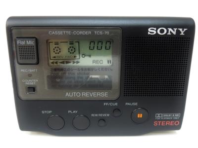 ポータブルプレーヤー SONY TCS70 SONY TCS-70 カセットレコーダー 家電 説明書付きの新品/中古