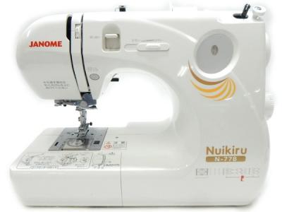 ジャノメ N-778MODEL 661型 ミシン ヌイキル ロック機能付き