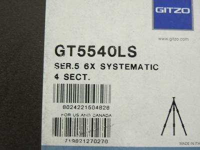 Gitzo GT-5540LS 三脚 5シリーズ 4段の新品/中古販売 | 1108662 | ReRe