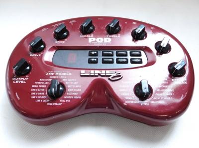 LINE6 POD Version2.0 ギター マルチエフェクター 楽器 ギター周辺機器(アンプ・エフェクター・パーツ) ギターアンプ アンプシミュレーター