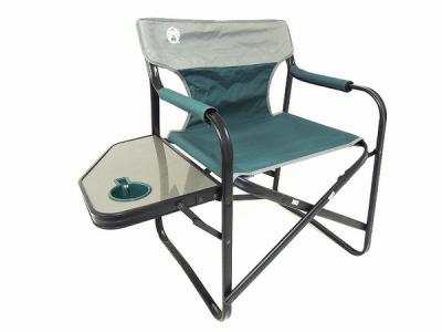 Coleman サイドテーブル付デッキチェアST 2000021996 グリーン