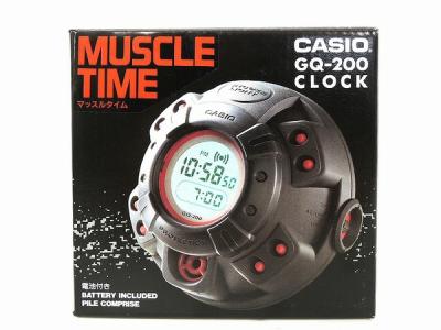 【公式】アクセサリーの激安通販 CASIO G-SHOCK GQ-200 目覚まし時計 マッスルタイムの新品/中古 インテリア時計
