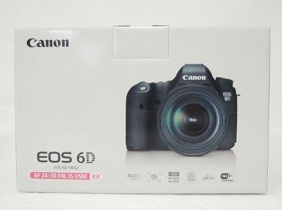 Canon キャノン 一眼レフ EOS 6D レンズキット EF24-70L IS USM カメラ デジタル ブラック EOS6D2470ISLK