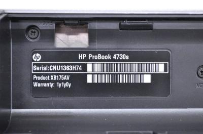 HP probook 4730s 17インチ ノート PC Win7 32bit ノート