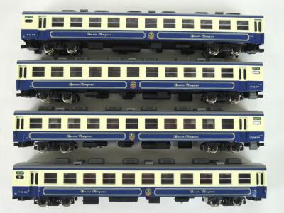 鉄道模型　HOゲージ 1/80 12系 「SLばんえつ物語」 号客車 クリーム/ブルー塗装 7輌セット 12系 SLばんえつ物語 (新塗装) (7両セット) (鉄道模型) - ホビー