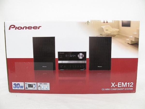 Pioneer X-EM12 CD ミニコンポーネントシステム コンポ オーディオ-