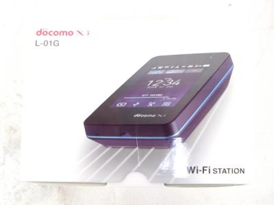 LG docomo L-01G モバイル ルーター Wi-Fi 白ロム パソコン・周辺機器