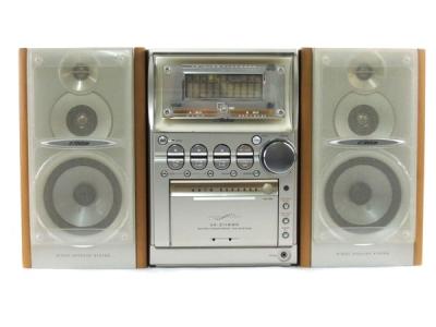 Victor ux-Z11WMDコンポ CD・MD×2 カセット・ラジオ機能付き