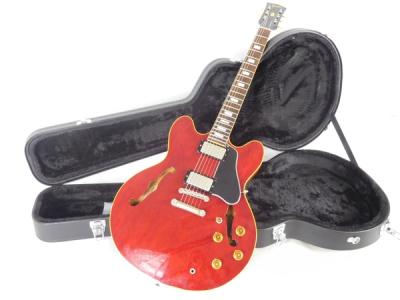 高級品市場 Greco SA-64-70 エレキ セミアコ ギター チェリーレッドの新品 ギター