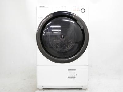 SHARP シャープ ES-S60-WL 洗濯機 ドラム式 6.0kg 左開き ホワイト系