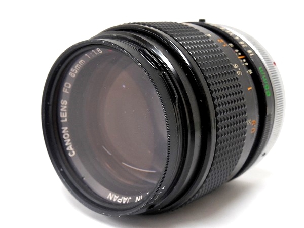 Canon FD 85 1.8 S.S.C 単焦点 レンズ FDマウント マニュアル-