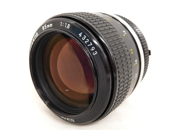 Nikon ニコン NIKKOR 85mm 1:1.8 単焦点 レンズ 付属有り カメラ・光学