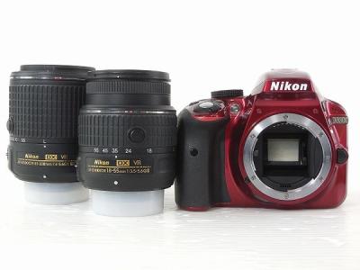 Nikon ニコン  D3300 デジタル一眼レフカメラ ダブルズームキット2 レッド