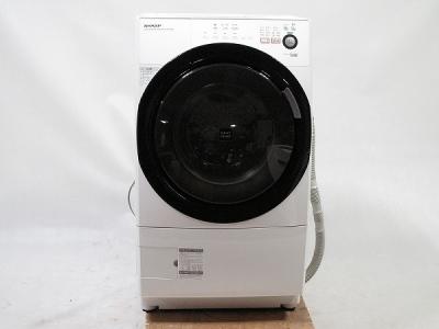 シャープ ドラム式洗濯機 ES-H10C-WL 2018年製 10.0/6.0k ES-H10C-WL ドラム式洗濯乾燥機 ホワイト系 [洗濯10.0kg /乾燥6.0kg