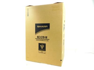 SHARP シャープ KC-E70-W 加湿 空気清浄機 高濃度 プラズマクラスター ホワイト系