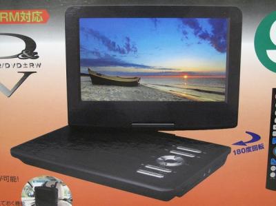 ヒロコーポレーション HTR-09FA DVDプレーヤー 9型 フルセグ対応