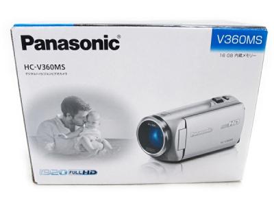 Panasonic パナソニック ビデオカメラ HC-V360MS デジタル ハイビジョン カメラ ホワイト