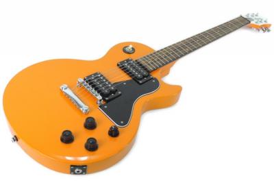 Les Paul エレキギター オレンジ Orange LesPaul エレキ ギター 6弦 オレンジ ケース付の新品