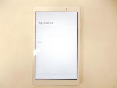 Huawei ファーウェイ Qua tab 02 HWT31SWA 16GB au パウダーホワイト