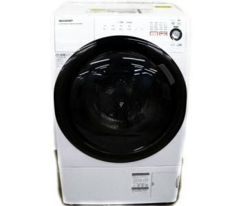 SHARP シャープ ES-S60-WL 洗濯機 ドラム式 6.0kg 左開き ホワイト系