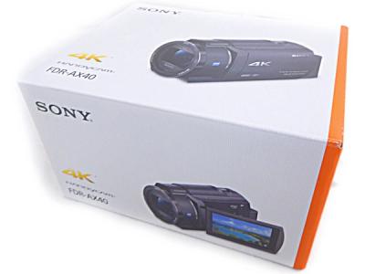 SONY ソニー ビデオカメラ ハンディカム FDR-AX40 ブラック 内蔵64GB ハンディカム 4K 空間光学手ブレ補正 光学20倍ズーム
