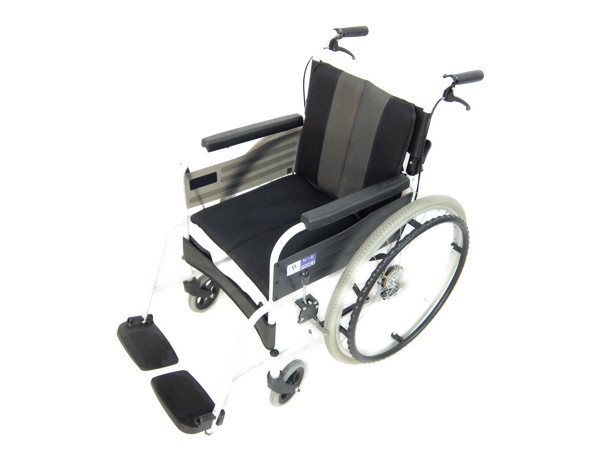 MiKi M-1 series 背折れ式 自走兼 介助用 車椅子 アルミ大型-