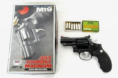 コクサイS＆W M19 ガスリボルバー 2.5インチ コクサイ S&W M19 2.5インチ メタルフィニッシュ | 万丈 一致