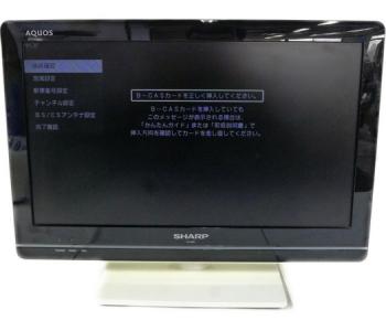 SHARP シャープ AQUOS アクオス LC-19K5-W 液晶テレビ 19V型 ホワイト