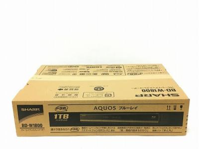 SHARP シャープ AQUOSブルーレイ BD-W1800 ブルーレイレコーダー 1TB