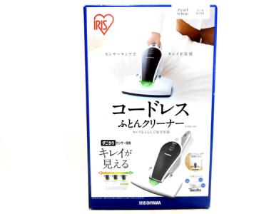 IRIS アイリスオーヤマ IC-FDC1-WP ふとんクリーナー 掃除機 コードレス パールホワイト