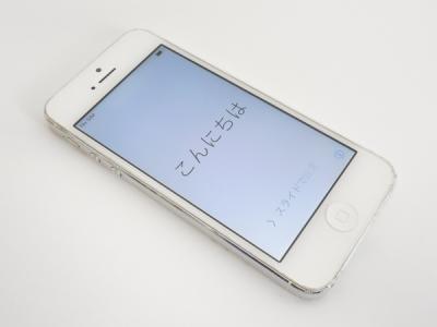 Apple iPhone 5 MD300J/A 32GB SoftBank ホワイト&amp;シルバー