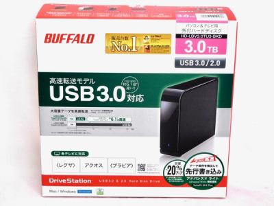 BUFFALO HD-LBVU3-BKD HD-LBV3.0TU3-BKD 外付けHDD 3TBの新品/中古販売