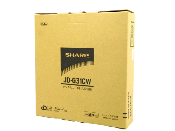 SHARP JD-G31CW デジタル コードレス 電話機-