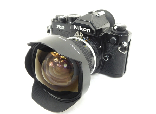 NIKON FM2 レンズ Nikkor 15mm f3.5 マニュアルフォーカス 超広角レンズ付-