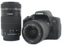 良品 Canon EOS Kiss X8i ダブルズームキット デジタル 一眼レフ カメラ ボディ レンズ