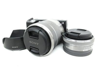 SONY ソニー α NEX-5 ダブルレンズキット NEX-5D B カメラ ミラーレス一眼 ブラック
