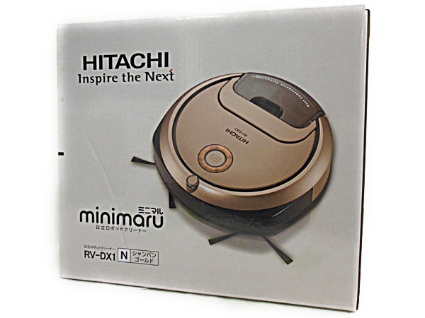 HITACHI ミニマル RV-DX1 ロボットクリーナー シャンパンゴールド-