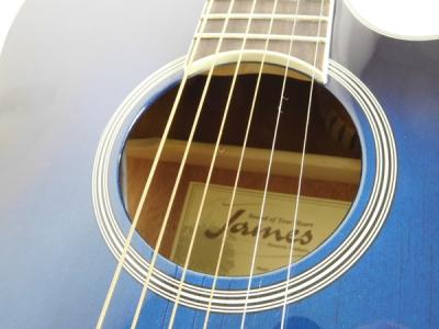 James ジェームス JE450/SBB エレアコ ギター ソフトケース付 お