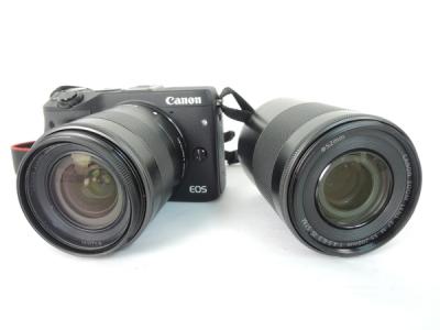 Canon キヤノン EOS M3 BK WZK カメラ 一眼レフ ミラーレス ダブルズームキット ブラック