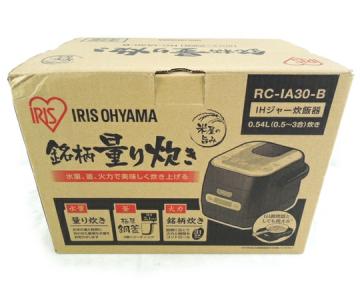 IRIS OHYAMA 炊飯器 RC-IA30-B IHジャー 3合 キッチン家電 炊飯器