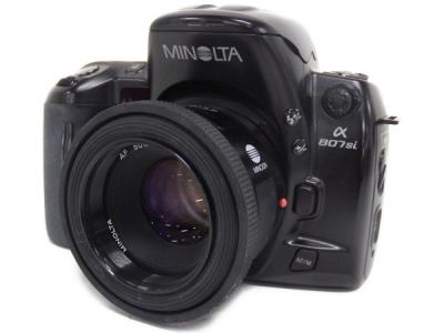 ミノルタ α807si AF 50mm F1.7 レンズ 付き カメラ ブラック