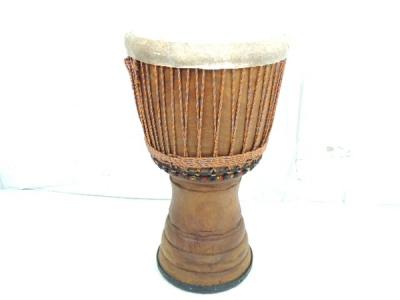 ジャンベ 打楽器 高さ約62cm アフリカ 民族楽器 ケース付きの新品/中古