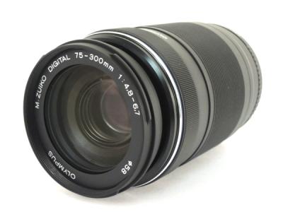 OLYMPUS オリンパス M.ZUIKO DIGITAL ED 75-300mm F4.8-6.7 II カメラ ズームレンズ 望遠 ブラック