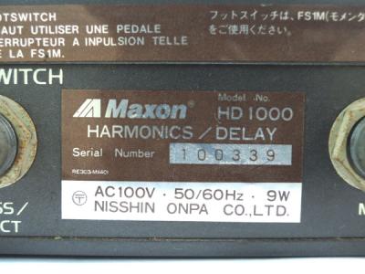 BOOWYコピー必需品　MAXON HD-1000 Maxon HD1000 【ジャンク品】 （韓国ブランド通販サイト Maxon