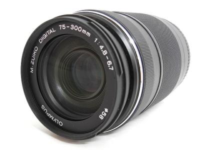 OLYMPUS オリンパス M.ZUIKO DIGITAL ED 75-300mm F4.8-6.7 II カメラ ズームレンズ 望遠 ブラック