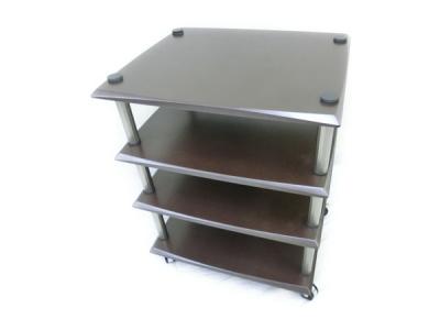 TAOC オーディオラック ASR 似つかわしく II-4S-MB キャスター付き