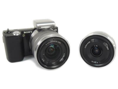 SONY ソニー α NEX-5 ダブルレンズキット NEX-5D B カメラ ミラーレス一眼 ブラック